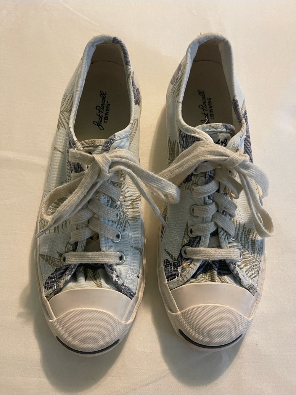Converse Jack Purcell Floral Low-Top Sneakers